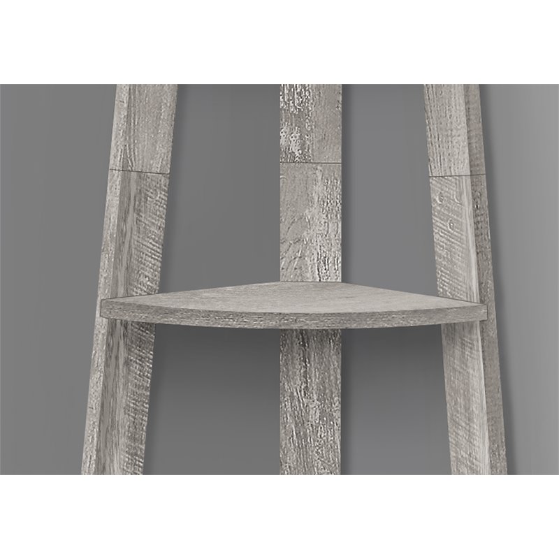 Pemberly Row Corner Bookshelf Etagere 5-Tier 72