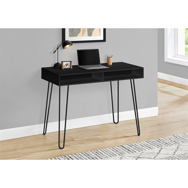 Pemberly Row Computer Desk Home Office Laptop Storage Drawers 40