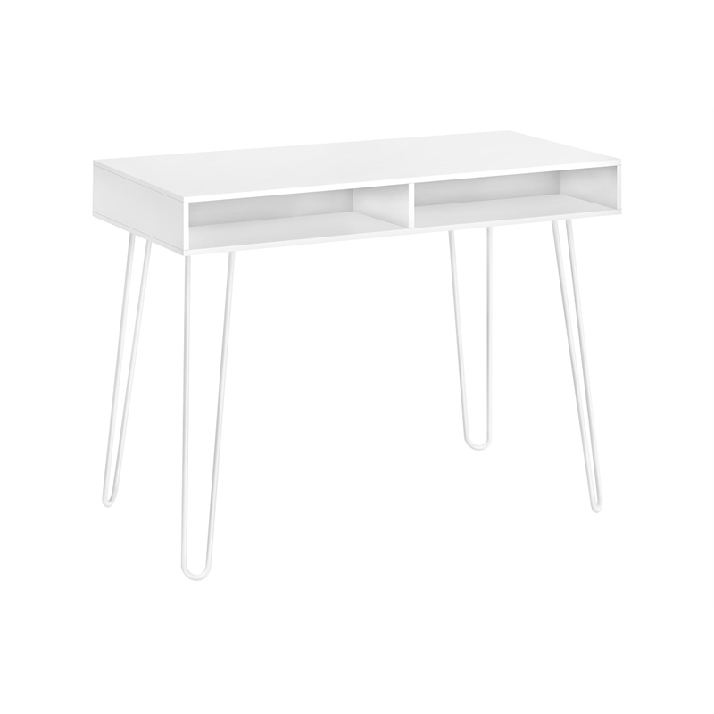 Pemberly Row Computer Desk Home Office Laptop Storage Drawers 40