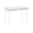 Pemberly Row Computer Desk Home Office Laptop Storage Drawers 40