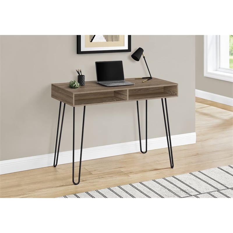 Pemberly Row Computer Desk Home Office Laptop Storage Drawers 40