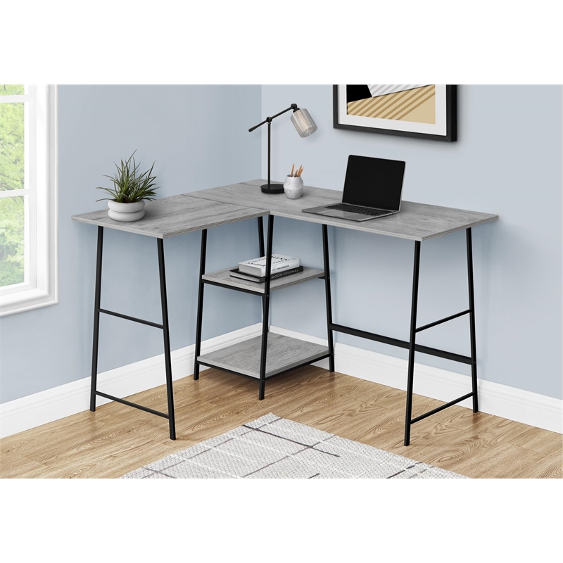 Pemberly Row Corner Computer Desk Home Office 48