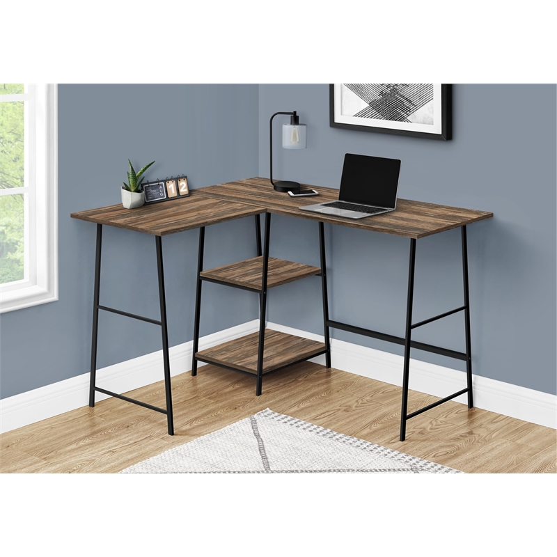 Pemberly Row Corner Computer Desk Home Office 48