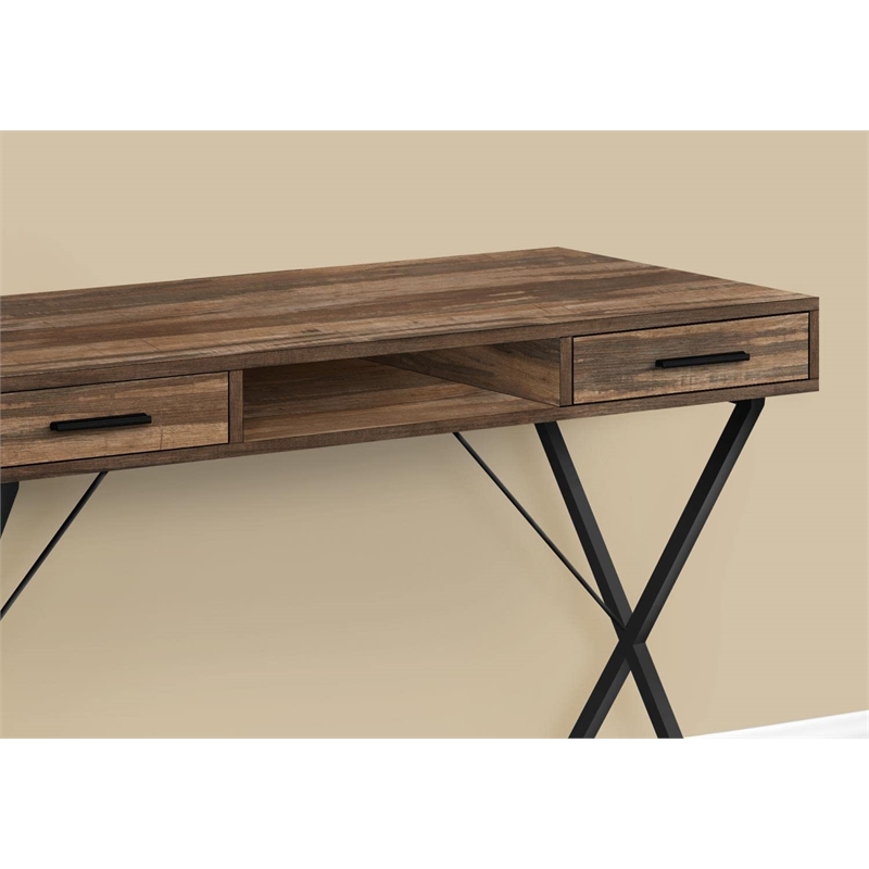 Pemberly Row Computer Desk Home Office Laptop Storage Drawers 42
