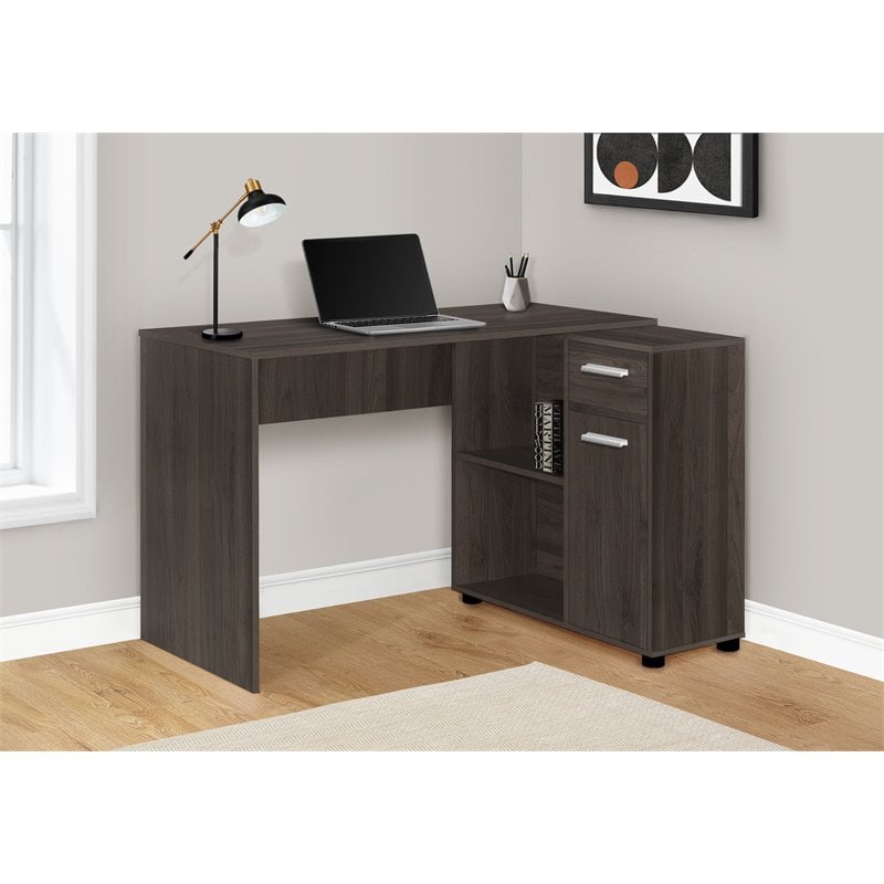 Pemberly Row Corner Computer Desk Home Office 46