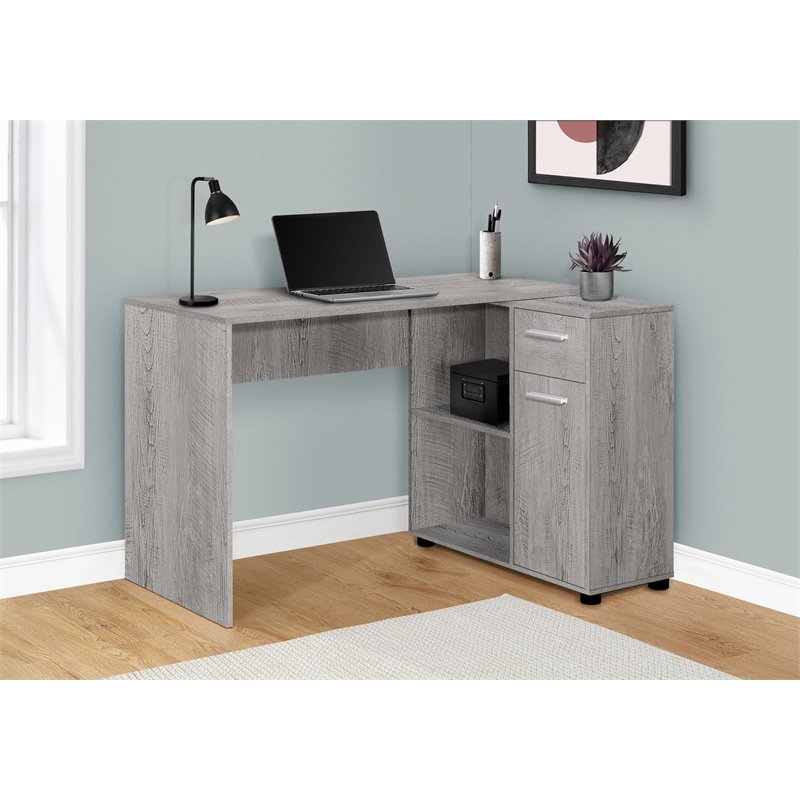 Pemberly Row Corner Computer Desk Home Office 46