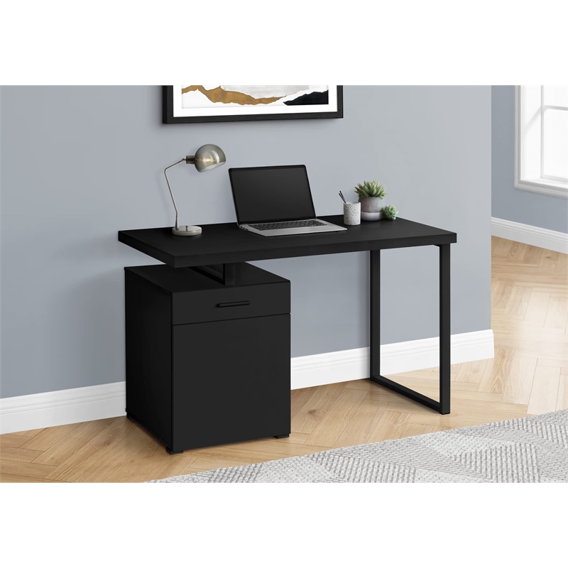 Pemberly Row Computer Desk Home Office Laptop Storage Drawers 48