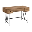 Pemberly Row Computer Desk Home Office Laptop Storage Drawers 48