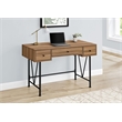 Pemberly Row Computer Desk Home Office Laptop Storage Drawers 48