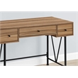 Pemberly Row Computer Desk Home Office Laptop Storage Drawers 48