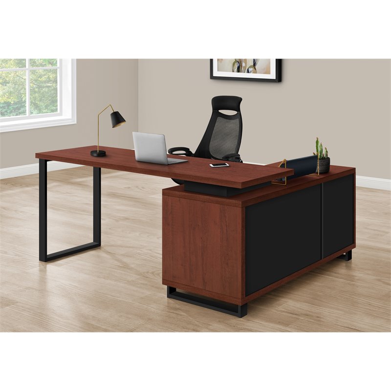 Pemberly Row Corner Computer Desk Home Office 72