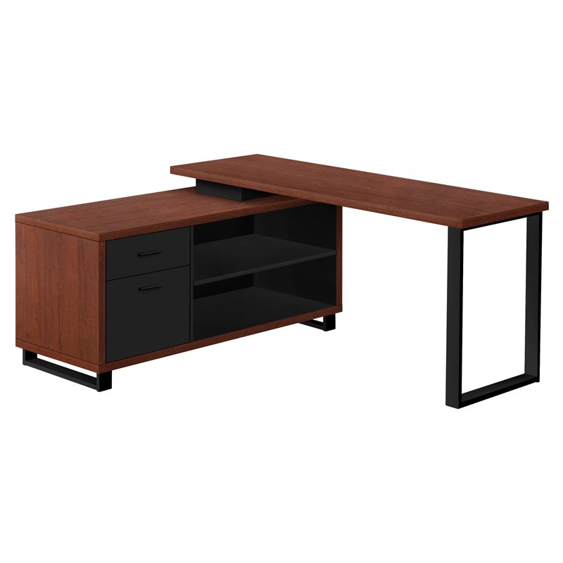Pemberly Row Corner Computer Desk Home Office 72