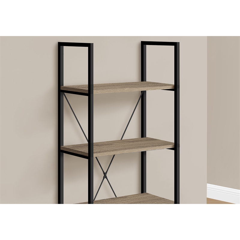 Pemberly Row Bookshelf Bookcase 4-Tier 48