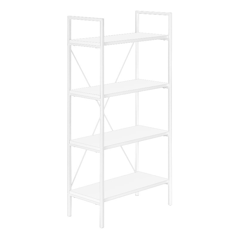 Pemberly Row Bookshelf Bookcase 4-Tier 48