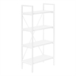 Pemberly Row Bookshelf Bookcase 4-Tier 48
