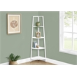 Pemberly Row Corner Bookshelf Etagere 4-Tier 60