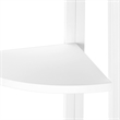 Pemberly Row Corner Bookshelf Etagere 4-Tier 60