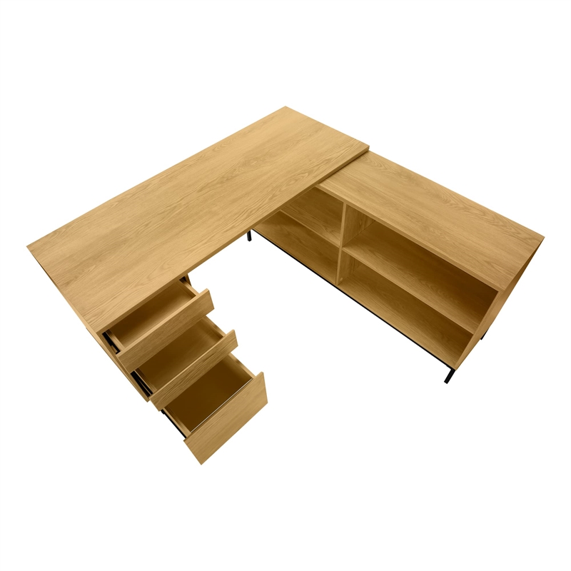 Pemberly Row Corner Computer Desk 60