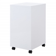 Pemberly Row 2-Drawers Mobile Locking Metal File Cabinet in White