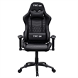 Pemberly Row Ergonomic High-Back Racer Style Gaming Chair in Black