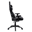 Pemberly Row Ergonomic High-Back Racer Style Gaming Chair in Black