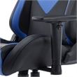 Pemberly Row Polyurethane and Steel Frame Office-PC Gaming Chair in Blue