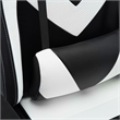 Pemberly Row Polyurethane and Steel Frame Office-PC Gaming Chair in White