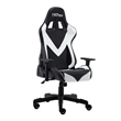 Pemberly Row Polyurethane and Steel Frame Office-PC Gaming Chair in White