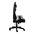 Pemberly Row Polyurethane and Steel Frame Office-PC Gaming Chair in White