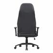 Pemberly Row Faux Leather Adjustable Gaming Chair in Black & Blue