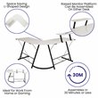 Pemberly Row L-Shaped Steel Metal Computer Gaming Desk in White/Black