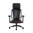 Pemberly Row Modern Gaming Chair with LED and Speaker in Khaki