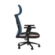 Pemberly Row Modern Gaming Chair with LED and Speaker in Khaki