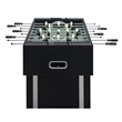 Pemberly Row Contemporary Wood Foosball Table in Black Finish