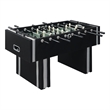 Pemberly Row Contemporary Wood Foosball Table in Black Finish