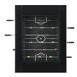 Pemberly Row Transitional Wood Foosball Gaming Table in Black
