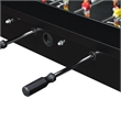 Pemberly Row Transitional Wood Foosball Gaming Table in Black