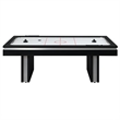 Pemberly Row Contemporary Wood Air Hockey Table in Black Finish