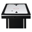 Pemberly Row Contemporary Wood Air Hockey Table in Black Finish