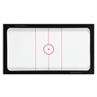 Pemberly Row Contemporary Wood Air Hockey Table in Black Finish