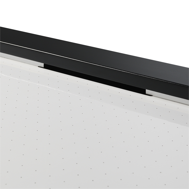 Pemberly Row Contemporary Wood Air Hockey Table in Black Finish