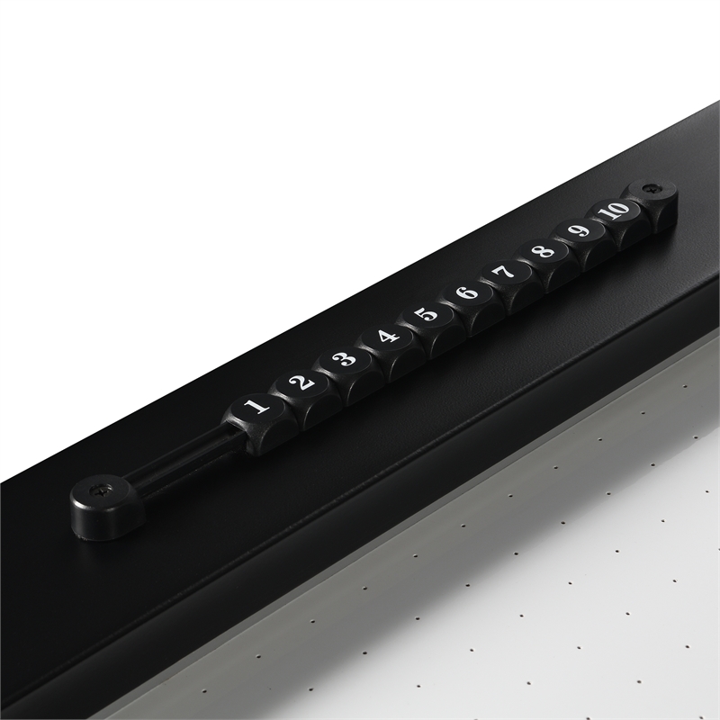 Pemberly Row Contemporary Wood Air Hockey Table in Black Finish