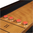Pemberly Row Transitional Wood Shuffleboard Table in Brown Finish