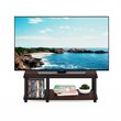 Pemberly Row Wood No Tools Mid TV Stand for TV up to 31