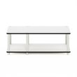 Pemberly Row Wood No Tools Mid TV Stand for TV up to 32