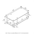 Pemberly Row Wood No Tools Mid TV Stand for TV up to 32
