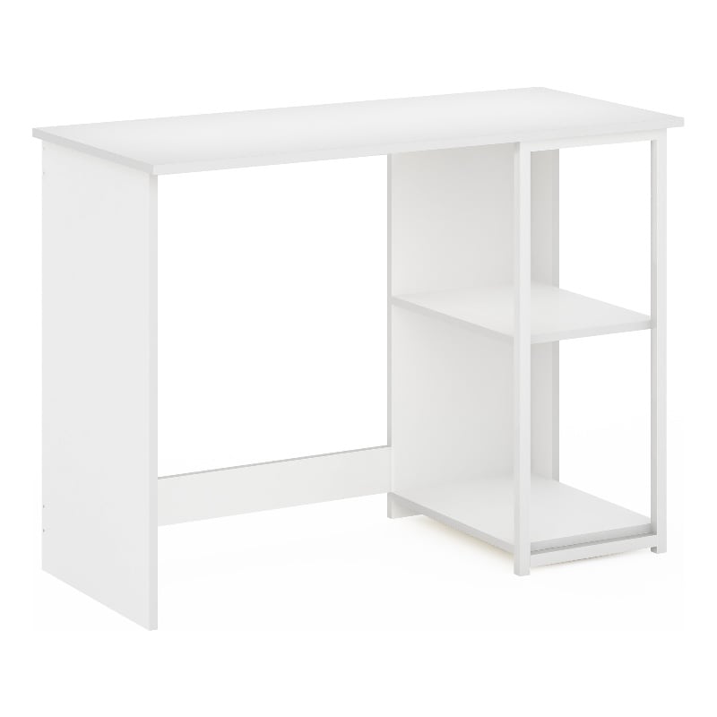 Pemberly Row Modern Living Computer Desk 40-inch in Solid White