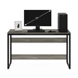 Pemberly Row Modern Enhanced Study Desk in 52-inch French Oak Gray Finish