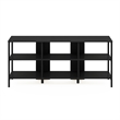 Pemberly Row Modern Living TV Stand for TVs up to 60-inch in Americano/Black