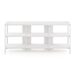 Pemberly Row Modern Living TV Stand for TVs up to 60-inch in Solid White
